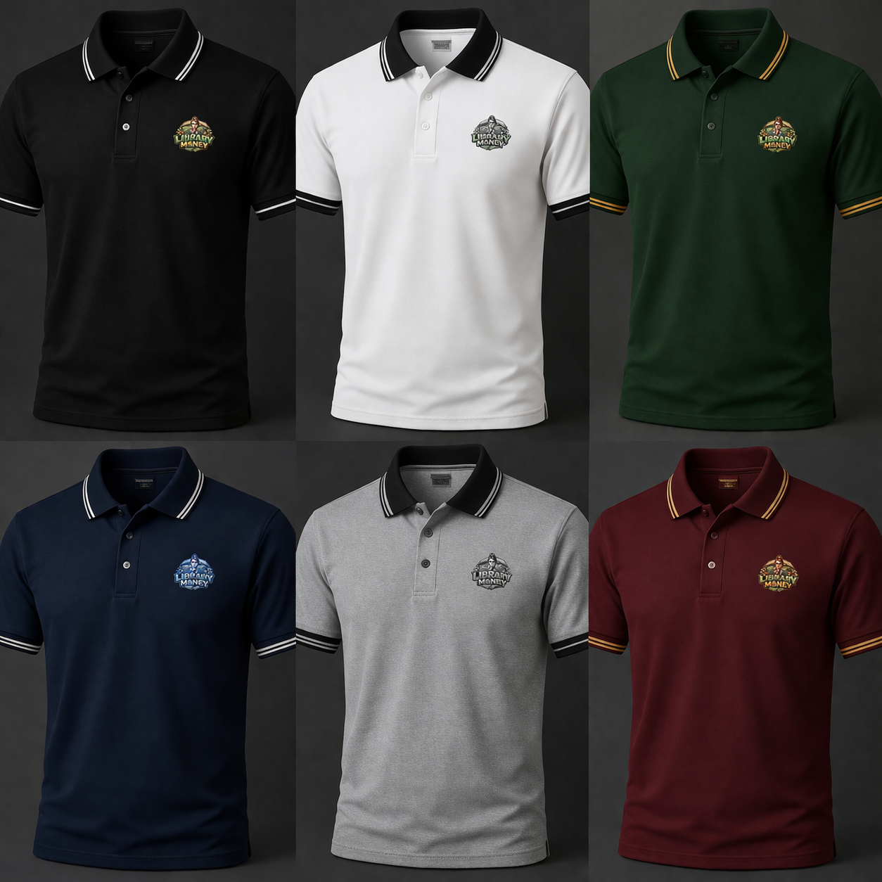 Library Money Polo Shirt